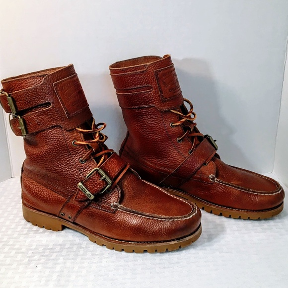 polo boots with strap